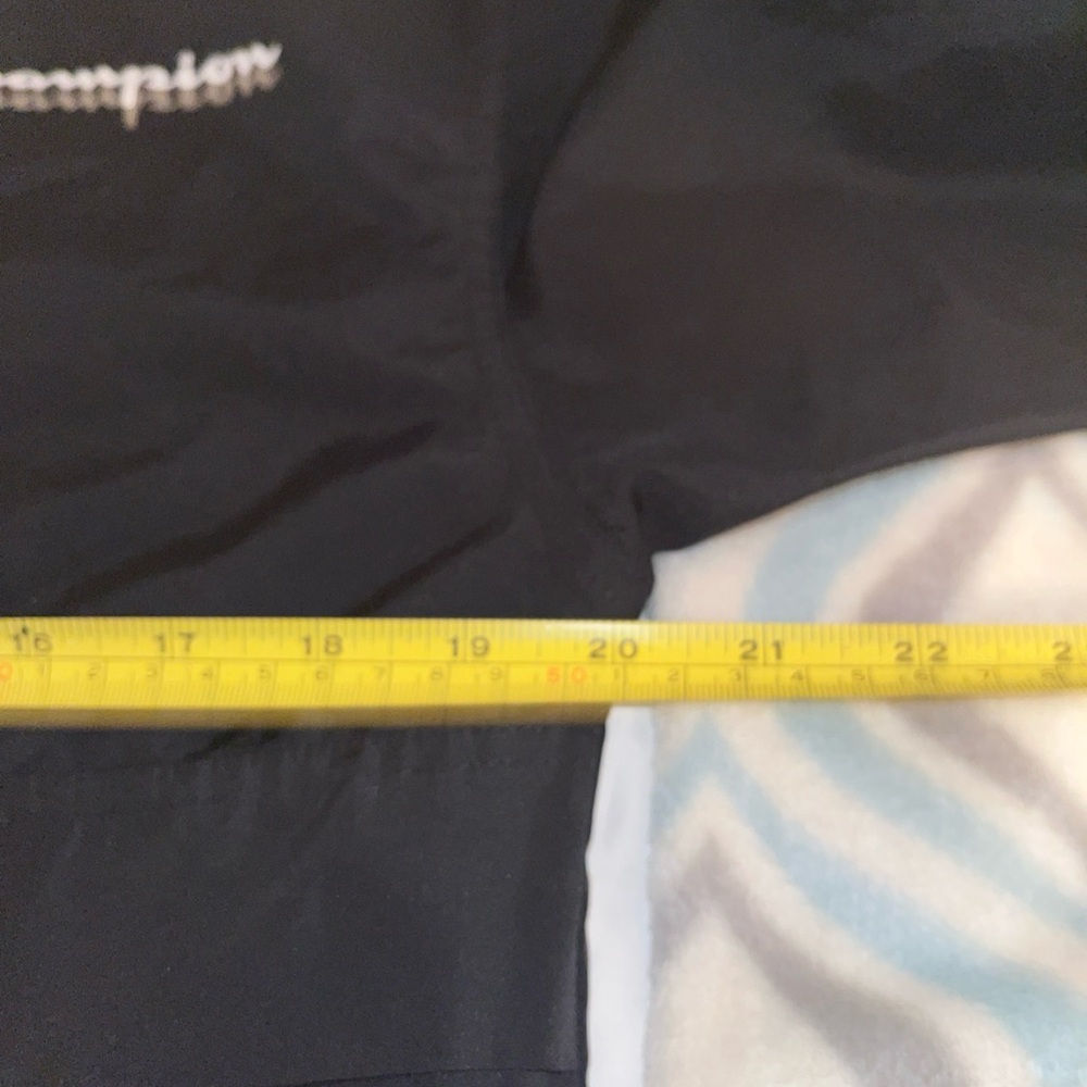 Champion Stadium Jacket Black Packable Windbreake… - image 8